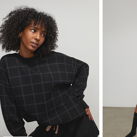 🖤🖤 Lunya Cozy Cotton Silk Pullover Immersed Black Medium Large Small XS $218 - Picture 2 of 4